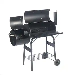 工厂无烟木炭烤箱设计烧烤架户外花园木炭烤箱不锈钢