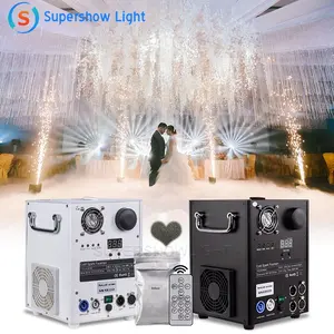 Harga Pabrik Mesin Sparkler Dingin Nirkabel DJ DMX512 Remote Control Mini Mesin Pesta Pernikahan Dingin Spark