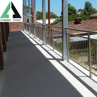 Gehärtetes Glas Treppen geländer Säule Balustrade Edelstahl Glas Handlauf Glas geländer Hardware Fitting