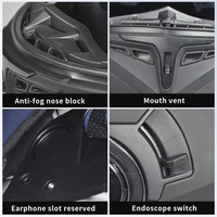 Casque de moto à visage ouvert à vente chaude du fournisseur pour casque Bluetooth, visières doubles rabattables, matériau ABS, directement de l'usine, neuf