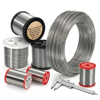 Fils en acier inoxydable 0,016 mm~5,5 mm AISI 201/202/301/304/304L/310//310S/410/420/430/904L AISI 302 Fil à ressort en acier inoxydable