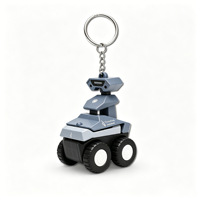 Porte-clés en PVC personnalisé en forme de voiture 3D avec un design de dessin animé créatif - Production d'usine de haute qualité, origine Chine, pendentif