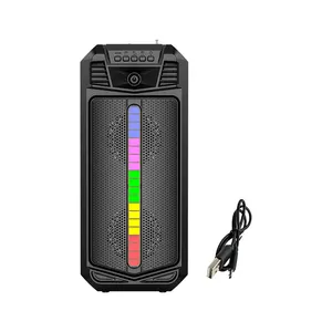 SING-E Zqs4251 Novation Bass Tiện Ích Điện Tử LED Ánh Sáng Di Động Không Dây Mini Năng Lượng Mặt Trời Sạc Loa