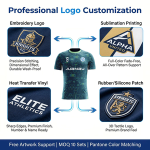 Jersey Sepak Bola Gaya Maroko Kustom, Cepat Kering, Bahan Mesh Bernapas, Kaos Sepak Bola Nasional OEM Grosir - Product Image 4