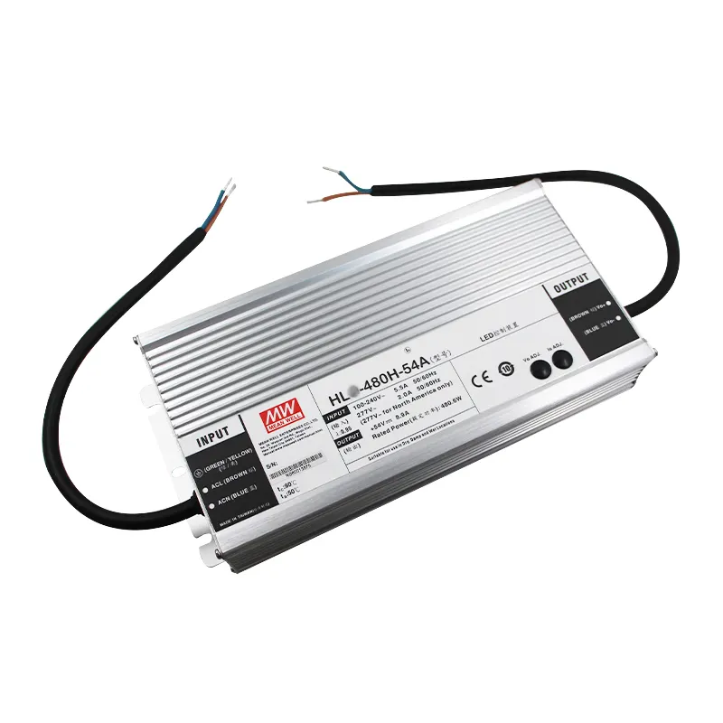 HL-480H-48A Meanwell 480W 48V мощности для светодиодного светильника 480W 10A высокое водонепроницаемый светодиодный трансформатор источник питания