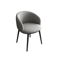 Chaise de bureau moderne et simple de luxe avec pieds en métal tabouret de maquillage pour ordinateur créatif et célèbre sur Internet dossier pour bureau à domicile adulte