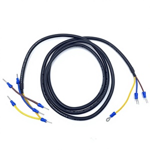定制 <span class=keywords><strong>3</strong></span> 芯线束，带压接端子和环形接线片，用于商业冰箱和工业设备的电源连接 - Product Image 1