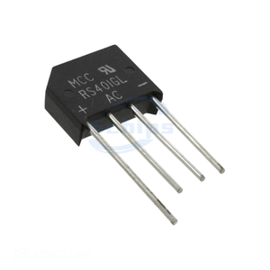 BOM IC In Stock 4-SIP, RS-4L BRIDGE RECT 1PHASE 50V 4A RS-4L Ic Chips Integrated Circuit RS401GL-BP Diodes - Product Image 1