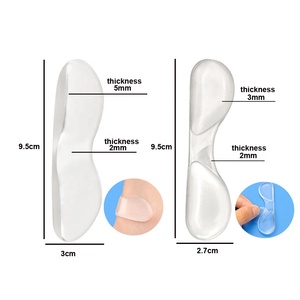 MediFootCare Invisible Gel Silicona Talón Empuñaduras Liners Zapato Plantilla Agarre Talón Liner Gel Talón <span class=keywords><strong>Almohadillas</strong></span> HA01350 - Product Image 3