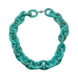 ชุดสร้อยคองานฝีมือทำจากเรซินสุดหรูเครื่องประดับสำหรับงานแต่งงานกระดุมแบบอินเทรนด์สำหรับผู้หญิงสำหรับงานเลี้ยงวันวาเลนไทน์และของที่ระลึก - Product Image 4