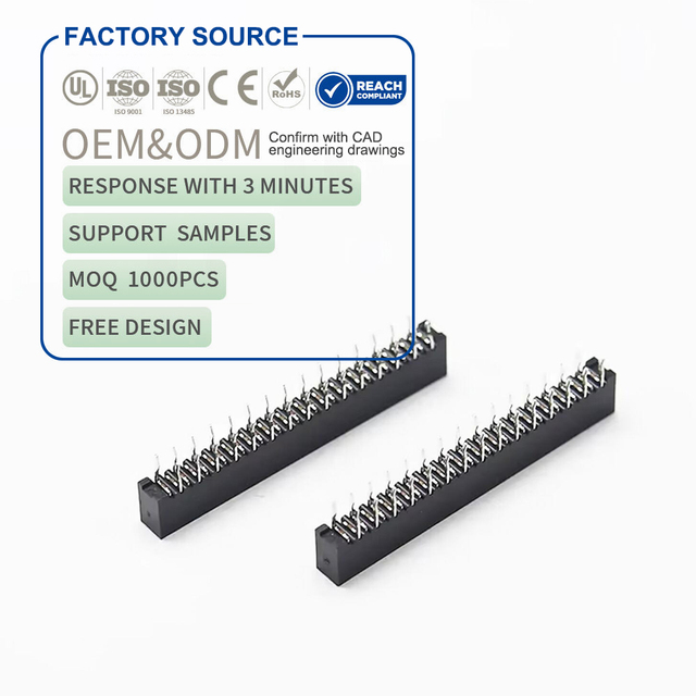 1.0mm Pitch Dual Contact FPC Connector SMT 4.8mm Height Right Angle ZIF FFC Socket for Flexible Circuit Board