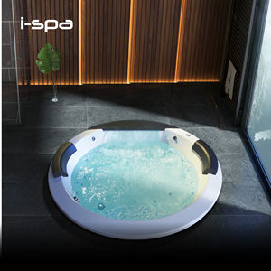 Bañera de Hidromasaje Moderna de Acrílico con Cascada, Estilo Praga - Product Image 2