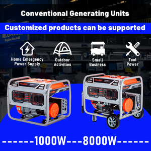 Xách tay 1kw 2kw 3KW xăng máy phát điện đặt với động cơ 4 thì 50/60Hz im lặng khí tự nhiên và Biogas LPG Máy phát điện - Product Image 4