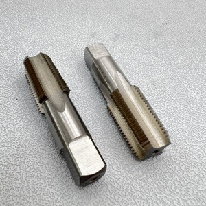 Jeu de tarauds à main pour tuyaux coniques <span class=keywords><strong>NPT</strong></span> HSS, 1/4-18 <span class=keywords><strong>NPT</strong></span> HSS, <span class=keywords><strong>taraud</strong></span> à tuyaux conique, <span class=keywords><strong>taraud</strong></span> haute vitesse de haute qualité - Product Image 5