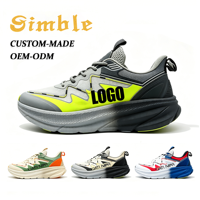 Chaussures de course pour hommes personnalisées OEM, fabricant de baskets, confort, patch en caoutchouc EVA, chaussures de sport décontractées