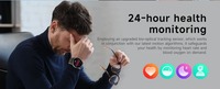Montre connectée sportive GPS HT43 avec suivi d'activité, étanche 3ATM, certifiée CE UKCA FCC TELEC, suivi de la santé, montre connectée