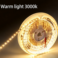 Bande LED DC24V 2835 SMD LED 120LEDs Cuivre Auto-adhésive Haute luminosité 10mm pour éclairage intérieur de cuisine et d'armoires
