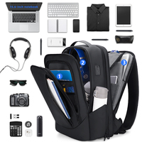 Sac à dos de sport FENRUIEN pour l'extérieur, sacoche pour ordinateur portable, sac de voyage, sacs résistants à l'eau pour affaires, ordinateur portable 15,6 pouces avec chargement USB