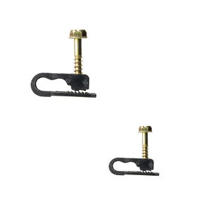 Double câble coaxial Clip à vis Nylon PA66 Matériau Résistance aux UV pour <span class=keywords><strong>TV</strong></span> Box Routeur <span class=keywords><strong>Antenne</strong></span> 5-10mm Diamètre du câble | <span class=keywords><strong>Prix</strong></span> de gros - Product Image 3