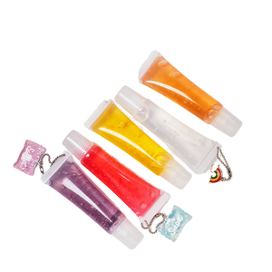 Brillo Labial Infantil con Sabor a Frutas de 10 ml, Fresa, Melocotón, Uva, Manzana, Transparente, Brillante, Resistente al Agua, Maquillaje Labial, Marca Privada, Venta al por Mayor - Product Image 1