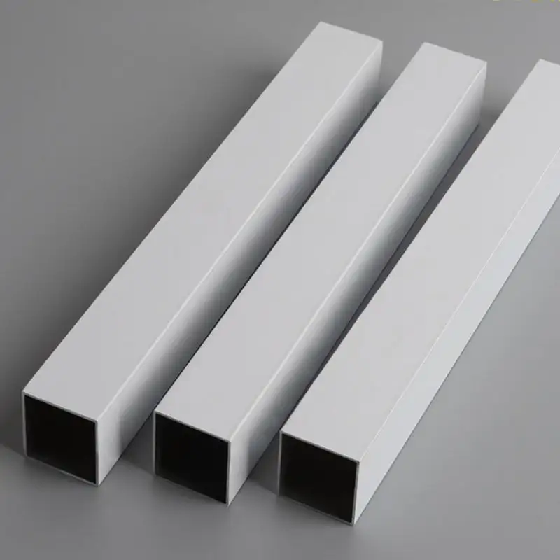 Tabung persegi aluminium 60 mm produk pipa aluminium ketebalan 4mm