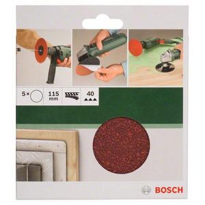 BOSCH - 2609256B38 Jeu de feuilles abrasives pour meuleuse d'angle 115mm - EAN 3165140615549 ABRASIVES ABRASIVE PAPERS - Product Image 2