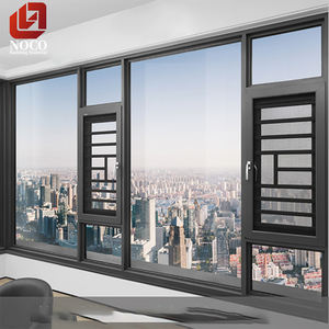 Noco fabbrica vendite dirette prezzi buone finestre a battente in alluminio finestre a battente per finestre di casa con zanzariera - Product Image 4