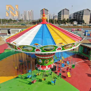 Manège à chaises volantes Nova Rides en fibre de verre et acier, 24 places, équipement de fête foraine pour enfants - Product Image 5