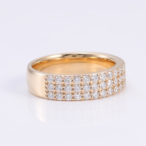 Anillo de <span class=keywords><strong>Plata</strong></span> de Ley 925 con Incrustaciones de Moissanita, Estilo Romántico para Mujer, Pasa la Prueba del Diamante, Joyería Hip Hop - Product Image 4