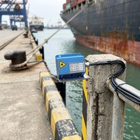 Capteur de distance laser industriel pour la surveillance des navires, sortie analogique RS485 et 4-20 mA, indice de protection IP67, portée de 0,5 à 500 m