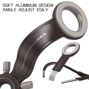 Soporte magnético para teléfono con cuello, vista en primera persona, Vlog cojín de aire, amortiguación, aleación de aluminio 360, manos libres, soporte para el cuello para grabar vídeo - Product Image 3