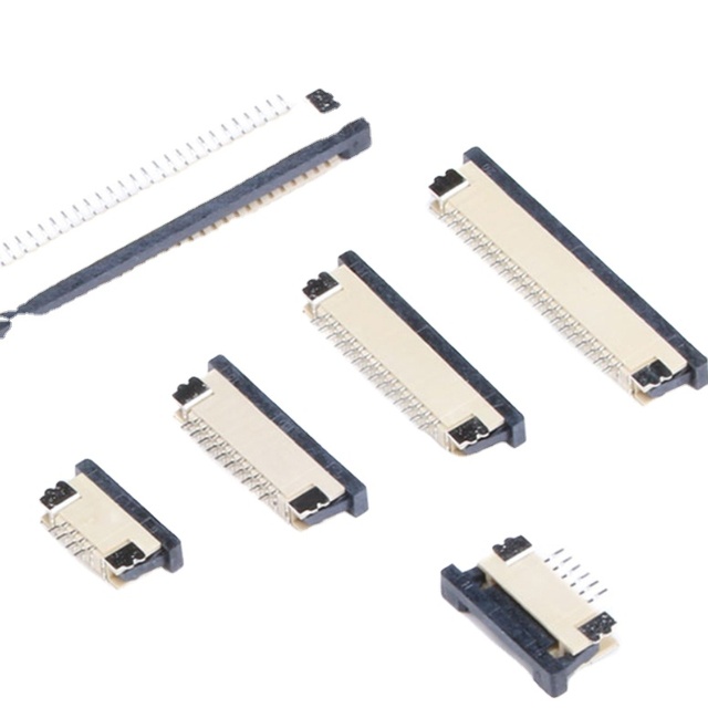6 10 12 15 20 24 26 30 32 37 39 40 51 60 Pin PCB Pitch 0.3mm 0.5mm 0.8mm 1.0mm 1.25mm 2.54mm ZIF SMT FPC FFC Connector