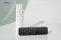 Télécommande universelle infrarouge TY-15D pour téléviseurs et projecteurs, code fixe, antichoc, piles AAA, 4 boutons, portée 20m