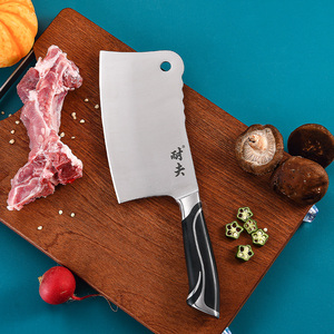 <span class=keywords><strong>Set</strong></span> di coltelli forgiati fatti a mano OEM Factory cinese mannaia da cucina per tagliare le ossa tagliere coltello antiaderente Santoku per il riscaldamento domestico - Product Image 5