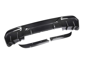 Diffusore posteriore in fibra di carbonio preimpregnata stile SQ, perfettamente adattabile, kit carrozzeria per <span class=keywords><strong>BMW</strong></span> <span class=keywords><strong>I4</strong></span> G26 BEV coupé 2021+ - Product Image 3