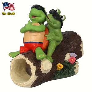 Kỳ nghỉ ếch & rùa máng xối tượng | ngoài trời mương thoát nước giật gân bảo vệ | nước mưa ổ cắm diverter - Product Image 1