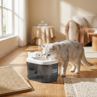 Fontaine à eau intelligente pour animaux de compagnie, best-seller, avec capteur sans fil, protection contre la brûlure à sec, pour les foyers multi-animaux