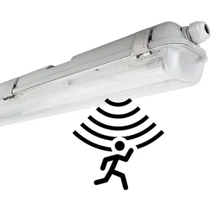 Lampe LED étanche conforme à la norme IP65, Double tube T8, éclairage à induction, étanche, battement de lumière, 120cm, 18W