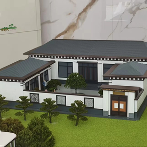 Nhà prefab mô-đun biệt thự thép nhẹ và nhà ở kiến trúc kết cấu thép bền - Product Image 1