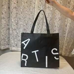 Customized Reusable Tote Recycled Eco Non Woven Shopping Bag with Logo - Product Image 3