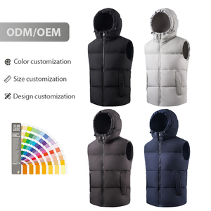 Chaleco Cortavientos Casual Personalizado para Hombre, Diseño Globo de Cosecha, Venta Caliente L2019 - Product Image 1