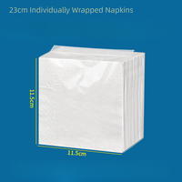 Serviettes en papier personnalisées imprimées 2 ou 3 plis, jetables, avec logo, pour mariage, restaurant, fête, et approvisionnement