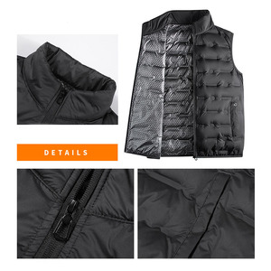 <span class=keywords><strong>Chaleco</strong></span> Acolchado Personalizado para <span class=keywords><strong>Hombre</strong></span>, Transpirable, 90% Relleno de Plumón Ligero, Forro Reflectante de Grafeno para Uso Casual/Exterior - Product Image 3