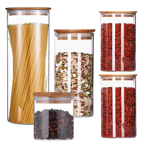 Portacandele in vetro lanterne <span class=keywords><strong>barattoli</strong></span> di candela di lusso con coperchi in cina barattolo di <span class=keywords><strong>spezie</strong></span> in ceramica da cucina con coperchio in bambù barattolo di candela in ceramica - Product Image 2