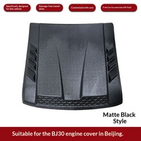 MASSAIT Housse de protection pour véhicule tout-terrain Beijing BJ30, housse de capot, plaque de protection, modification esthétique