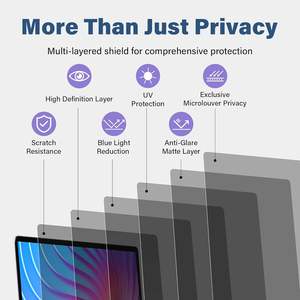 Protection d'écran souple en PET anti-espion de qualité AAA pour MacBook Air 13,3 pouces 2010-2017, anti-rayures, simple - Product Image 5