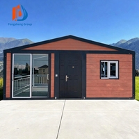 Maison préfabriquée en conteneur de 20 pieds avec 4 chambres, maison préfabriquée en conteneur de 40 pieds