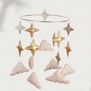 Compras en línea Género Neutral Galaxy Accesorios Recién nacido Nórdico Personalizado Luna Estrellas Bebé Cuna Móvil <span class=keywords><strong>para</strong></span> mujer embarazada Regalo - Product Image 1
