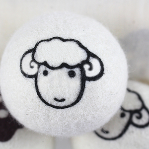 Boules de séchage en laine <span class=keywords><strong>bio</strong></span> pour tissus, douces et pratiques, boules de séchage en laine pour le linge, moelleuses, vente en gros, faites à la main, écologiques, naturelles - Product Image 3