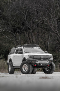 Передняя Решетка переднего бампера из углеродистой стали, передний бампер, защита Бампера 4x4, аксессуары для внедорожников для Ford Ranger T9 - Product Image 6